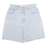 COSMOS Womens Shorts Blue Denim UK 12 W30 Casual Cotton Summer