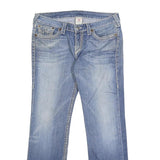 TRUE RELIGION Womens Jeans Blue Regular Straight Denim Medium W32 L29 Stylish