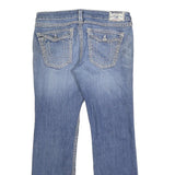 TRUE RELIGION Womens Jeans Blue Regular Straight Denim Medium W32 L29 Stylish