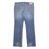 TRUE RELIGION Womens Jeans Blue Regular Straight Denim Medium W32 L29 Stylish