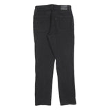 LEVI'S Womens Black Regular Fit Straight Denim Jeans W29 L28 Zip Pocket