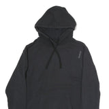 REEBOK Mens Black Hoodie Pullover M Sports Casual Cotton Sweatshirt