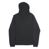 REEBOK Mens Black Hoodie Pullover M Sports Casual Cotton Sweatshirt