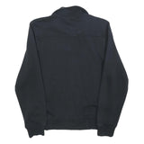 PEAK PERFORMANCE Mens Black Cotton Blend Zip Jacket S Casual Lightweight