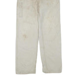 CARHARTT Mens Cotton Blend Beige Workwear Regular Straight Trousers W32 L32