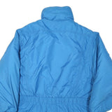 CANADA NORTH Womens Blue Teal Zip Jacket S Polyester Blend Plain Lightweight