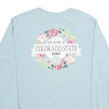 CHAMPION Mens Light Blue Colorado State Rams Long Sleeve Crew Neck T-Shirt XL