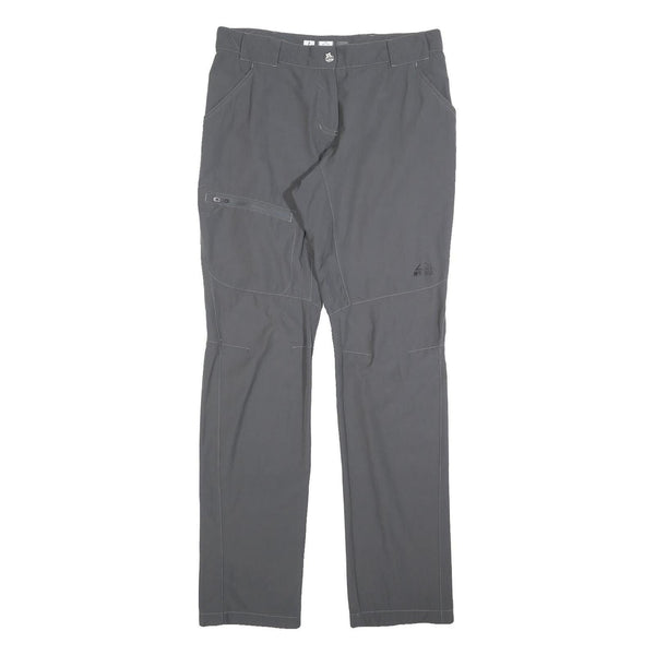 MCKINLEY Womens Grey Polyester Blend Regular Leg Trousers W30 L32 Outdoor Hiking