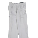 IMI Mens Wool Blend Grey Regular Straight Leg Trousers W30 L34 Casual Smart