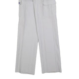 IMI Mens Wool Blend Grey Regular Straight Leg Trousers W30 L34 Casual Smart