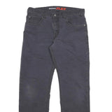 DICKIES Mens Jeans Black Regular Straight Denim W32 L30 Workwear Zip Closure
