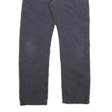 DICKIES Mens Jeans Black Regular Straight Denim W32 L30 Workwear Zip Closure