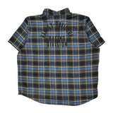 Racing Division Harley Davidson Checked Flannel Shirt - 2XL Yellow Cotton