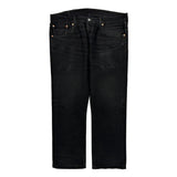 501 Levis Jeans - 38W 28L Black Cotton