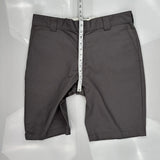 Dickies Chino Shorts - 36W 10L Gray Polyester Blend