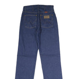 WRANGLER Womens Blue Slim Skinny Denim Raw W27 L32 Zip Jeans Comfort Fit