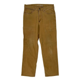 Carhartt Double Knee Carpenter Pants - 32W 30L Brown Cotton