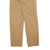 DICKIES Mens Jeans Beige Relaxed Straight Cotton W28 L32 Workwear Zip Pockets
