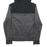 CHAMPION Mens Grey & Black Full Zip Hoodie S Polyester Blend Athletic Jacket