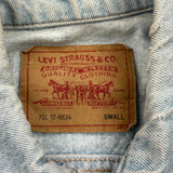 Levis Denim Jacket - Small Light Wash Denim