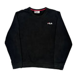 Fila Sweatshirt - XL Black Cotton