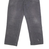 DICKIES Mens Regular Fit Grey Denim Jeans W34 L31 Workwear Straight Leg Zip