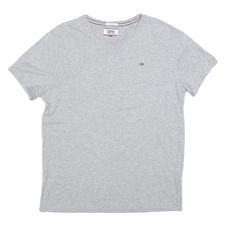 TOMMY HILFIGER Womens Grey Short Sleeve Crew Neck T-Shirt M Cotton Classic