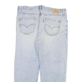 LEVI'S 504 Mens Regular Fit Blue Denim Rinse W38 L27 Classic Zip Jeans