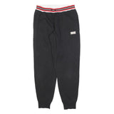 FILA Womens Joggers Black & Red Slim Tapered S W26 L28 Cotton Blend Sporty