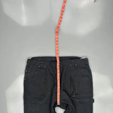 Dickies Double Knee Carpenter Trousers - 38W 31L Black Cotton