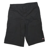 DICKIES Mens Black Casual Shorts M W32 Workwear Cotton Blend