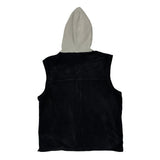 Starter Fleece Vest - Large Black Polyester