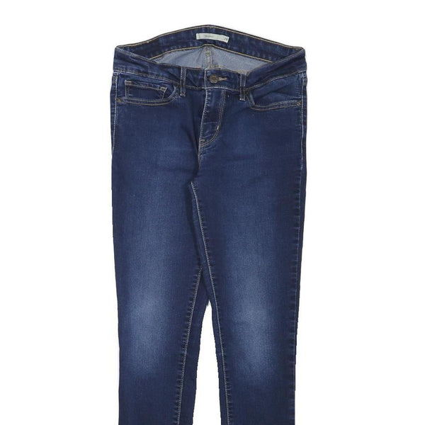 LEVI'S 711 Womens Jeans Blue Slim Skinny Denim Medium W28 L28 Stretch