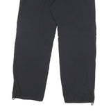ADIDAS Womens Polyester Blend Black Regular Fit Straight Leg Trousers W36 L29