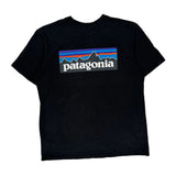 Patagonia Graphic T-Shirt - Medium Black Cotton