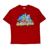 Walt Disney World Disney T-Shirt - XL Red Cotton