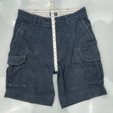 Polo By Ralph Lauren Cargo Shorts - 34W 11L Blue Cotton