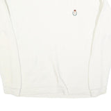 CHAPS RALPH LAUREN Mens White Plain Cotton Crew Neck Basic Knit Jumper XL