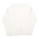 CHAPS RALPH LAUREN Mens White Plain Cotton Crew Neck Basic Knit Jumper XL