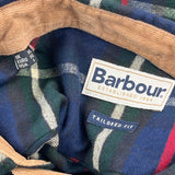 Barbour Checked Flannel Shirt - XL Blue Cotton