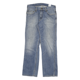CARHARTT Mens Regular Fit Blue Denim Jeans W32 L29 Casual Cotton Blend Zip