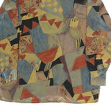 SIXTH SENCE Womens Multi Colour Printed Top Long Sleeve Roll Neck S Stylish