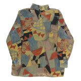 SIXTH SENCE Womens Multi Colour Printed Top Long Sleeve Roll Neck S Stylish