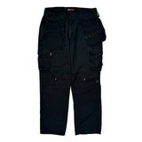 Tuff Stuff Cargo Pants - 33W 30L Black Cotton