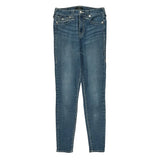 Made In USa Halle True Religion Skinny Jeans - 28W UK 8 Blue Cotton