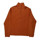 Polo By Ralph Lauren 1/4 Zip - Large Orange Cotton