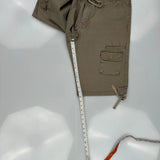 Dickies Cargo Shorts - 32W 11L Khaki Cotton