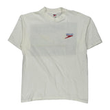 Power Volley Speedo Single Stitch T-Shirt - Large White Cotton