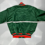 Unbranded Varsity Jacket - XL Green Polyester