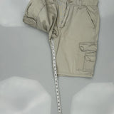 Wrangler Cargo Shorts - 30W 10L Beige Cotton